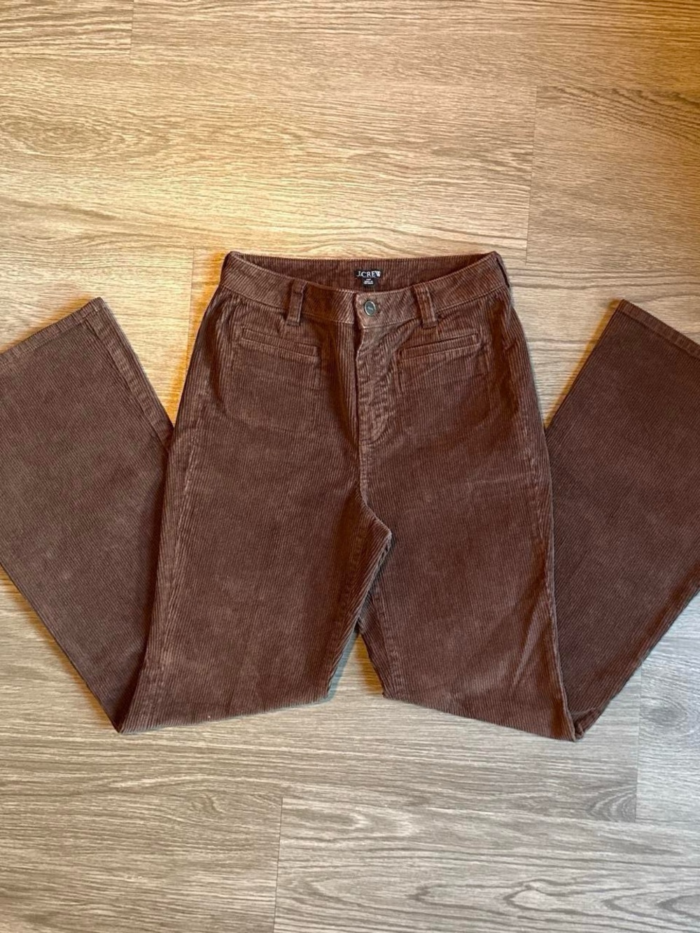 J. Crew Brown Corduroy Vintage Flare Pants - Picture 2 of 4